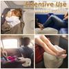 Inflatable Footrest Pillow Portable Travel Foot Pad 3 Layer Height Adjustable Airplane Train Car Bus Kids Bed Foot Rest Pad