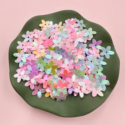 Hochwertige Perlenpailletten 11mm 1000 Stück Ausgeschnittenes Patch Modeschmuck Zubehör PVC Phantom Pflaume