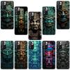 Husă Telefon Piatră Aztecă Maya Pentru Redmi Note 13 12 Pro Plus 14 15 Pro 5G 11 11T 11E 11S 10 Pro 10S 9 9S Cover Cell TPU Transparent Capa