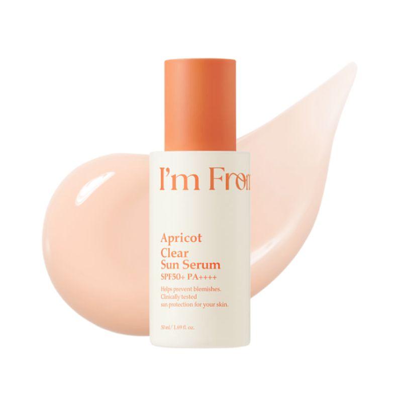 [I m from] Apricot Clear Sun Serum 50ml – SPF50+ PA++++ Cooling & Brightening Base 50ml x 1ea