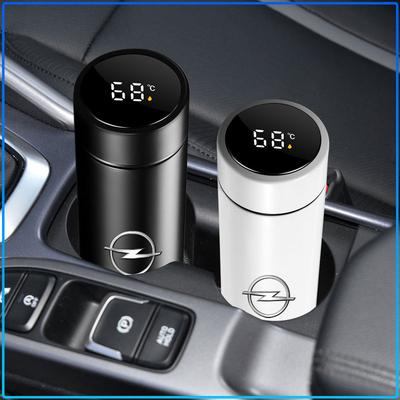 500ml Intelligent Stainless Steel Insulated Cup Car Accessories For Astra J Insignia Astra G Corsa Zafira B Mokka Vivaro Meriva