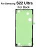 Aocarmo For Samsung Galaxy S22 Ultra S22u Front Screen LCD Adhesive Back Adhesive And Back Cover Waterproof Sticker Glue