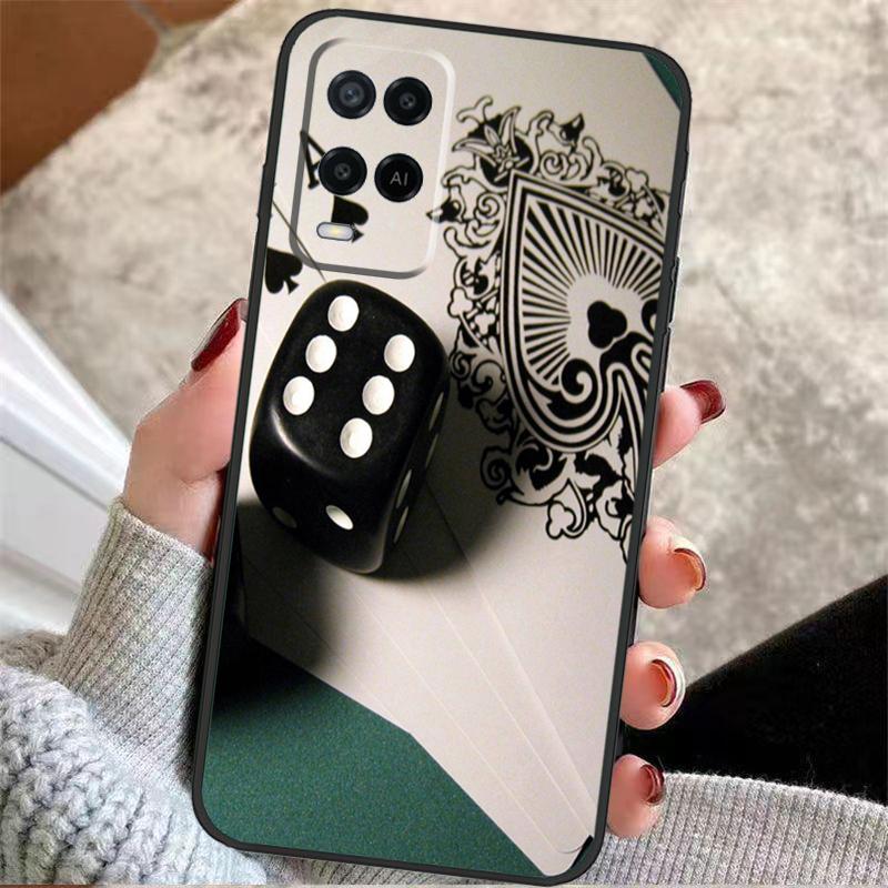 

Poker Playing Cards Case For Oppo A57 A17 A77 A40 A78 A54 A74 A94 A76 A16 A96 A18 A60 A80 A38 A58 A98 A15 A5 Pro OPPO A77 5G