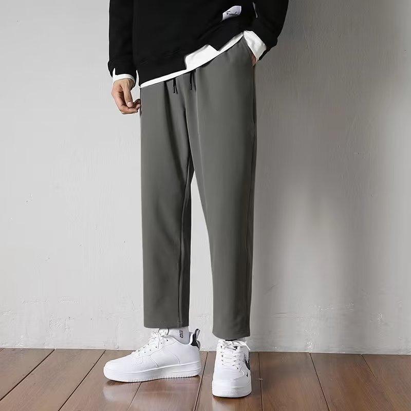 West pants men's summer thin nine-point trend versatile quick-drying casual trousers straight-leg loose sweatpants