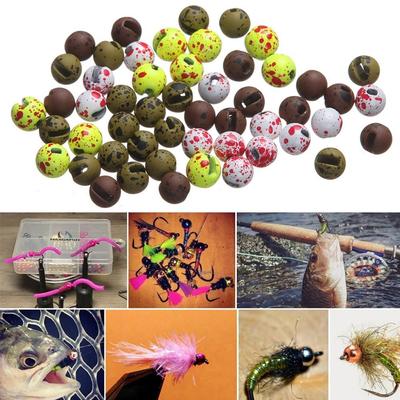 Fishing 2.5mm/3.0mm/3.5mm/4.0mm Slotted Bead Tungsten Alloy Fly Tying Material Tungsten Beads