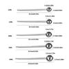 304Stainless Steel Coffee Measuring Spoon 10ml/15ml/20ml/25ml/30ml Long Handle Spoon for Effortless Scooping or Stirring