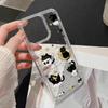 Bracelet Chain Phone Case For iPhone 17 16 15 13 14 for 17Air 17 12 14 16 Pro 17 14 16 Pro Max Sparking Diamond Cute Pattern Hard Cover With Lanyard