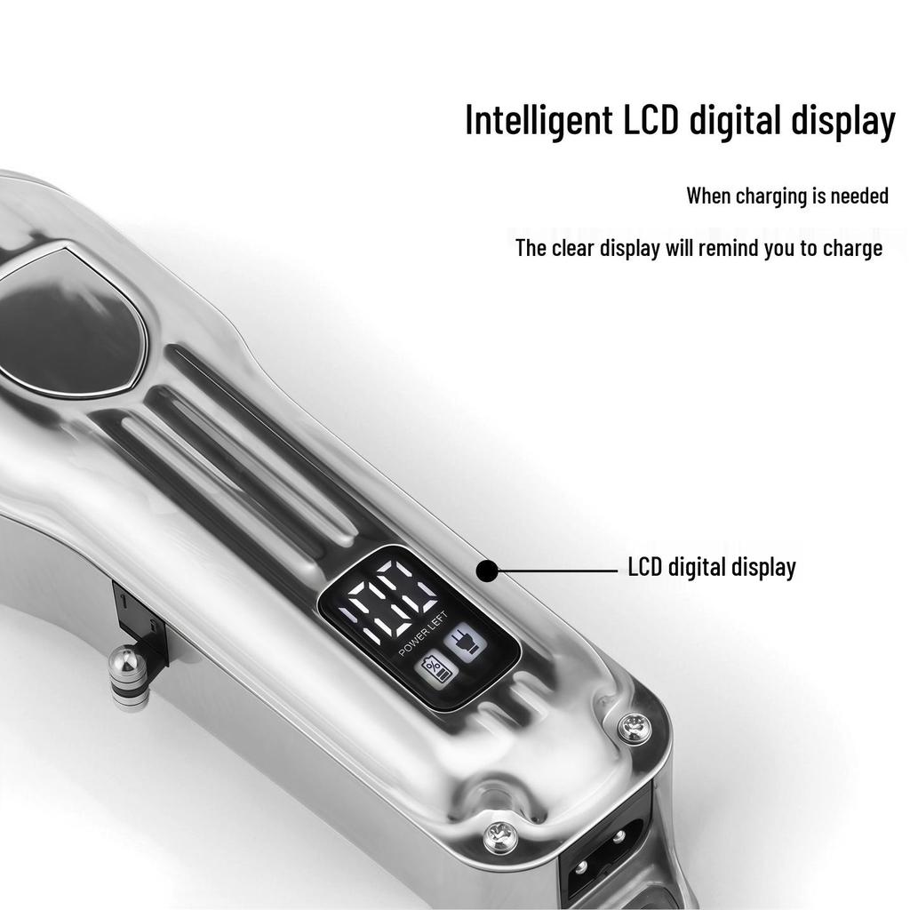 Electric Hair Clipper & Trimmer with Engraving Capability for Bald Heads