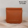 1Pc Mini Lipstick Key Jewelry Cosmetic Bag Women Portable Automatic Closing Makeup Storage Bag Pouch PU Earphone Coin Handbag