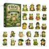 Holiday Tree Pendant Frog Advent Calendar 2026, 24 Days Christmas Countdown with Pcs 2D for Acrylic Ornaments, Cute Hanging Pendants Parties,