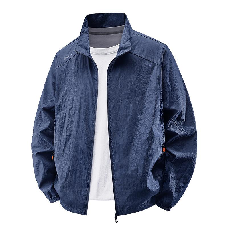 Dad Summer Sunscreen Clothes Middle-aged Men's Breathable Jacket