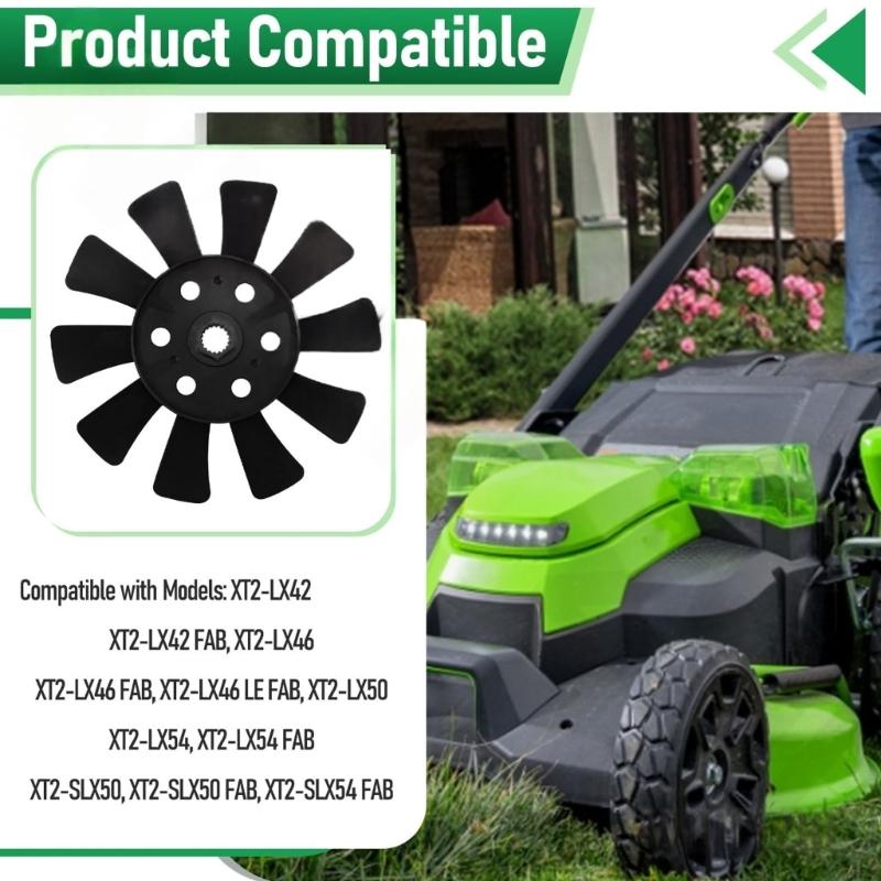 10listý chladicí ventilátor pro zahradní traktor Snadná montáž Náhradní díl pro 1A646083050 1A6460-83070 1A646083070 Příslušenství