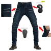 +Pantalones de ciclismo para motocicleta, pantalones vaqueros para hombre, anticaída, todoterreno, informales para todas las estaciones, pantalones de motocicleta de algodón puro