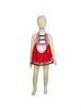 Costume Cappuccetto Rosso per Bambine da 1 a 3 Anni: Set Vestito e Mantello da Strega per Cosplay di Halloween