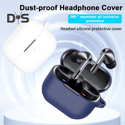 Earphone Protective Case Solid Color Shock-Proof Impact Resistant 360-Degree Protection Silicone Charging Case Protector for SamsungGalaxy Buds 3/3pro