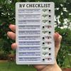 RV CHECKLISR ELDER CARE MY CHORES Managemant Planing Home Note Board Memo Boards Reminding Time