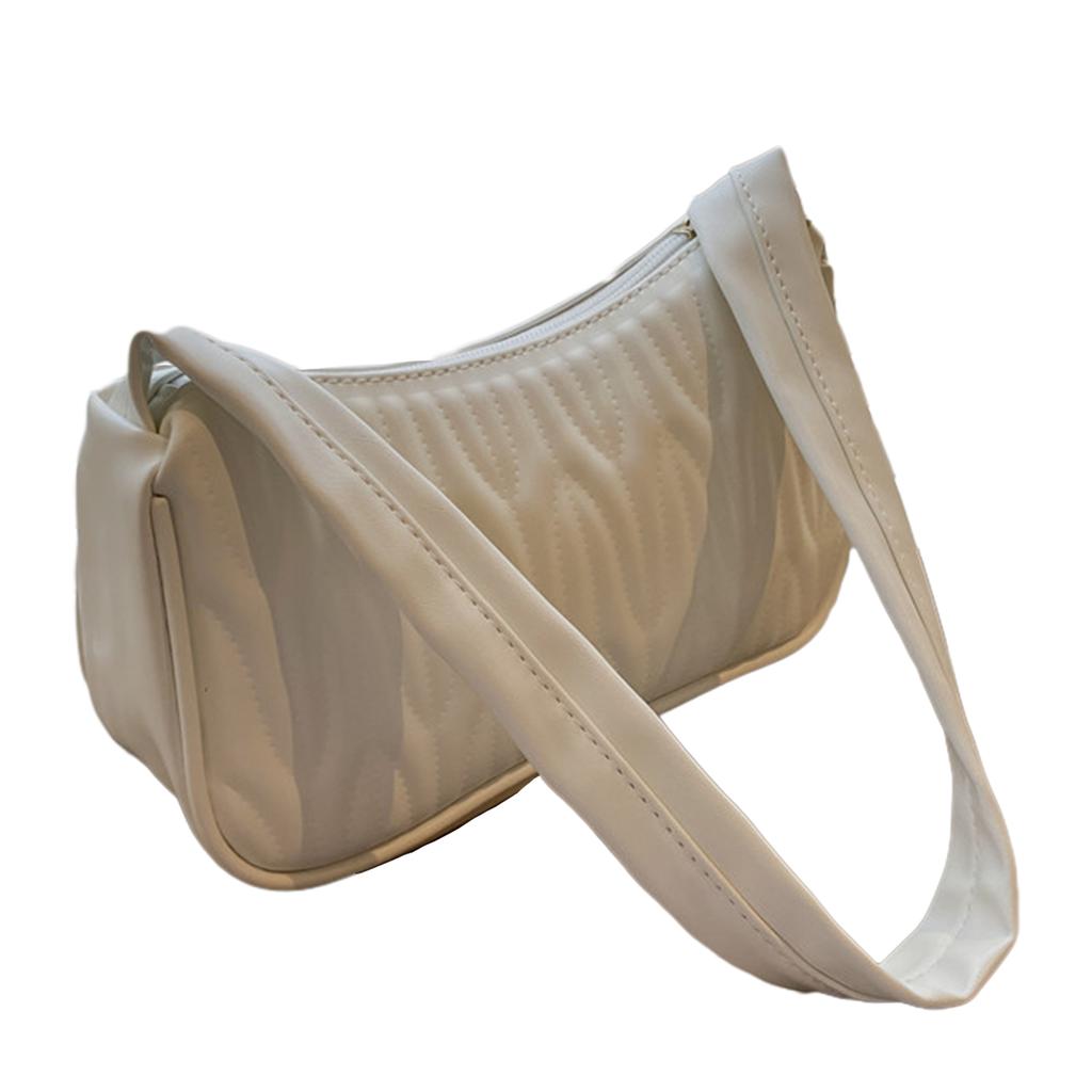 2023 Shoulder Bag PU Tote Bag Handbag for Girl Women Underarm Bag Fashion Solid Color Trendy Bag Versatile Armpit Bag