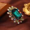 European Retro Elegant Rhinestone Adjustable Ring