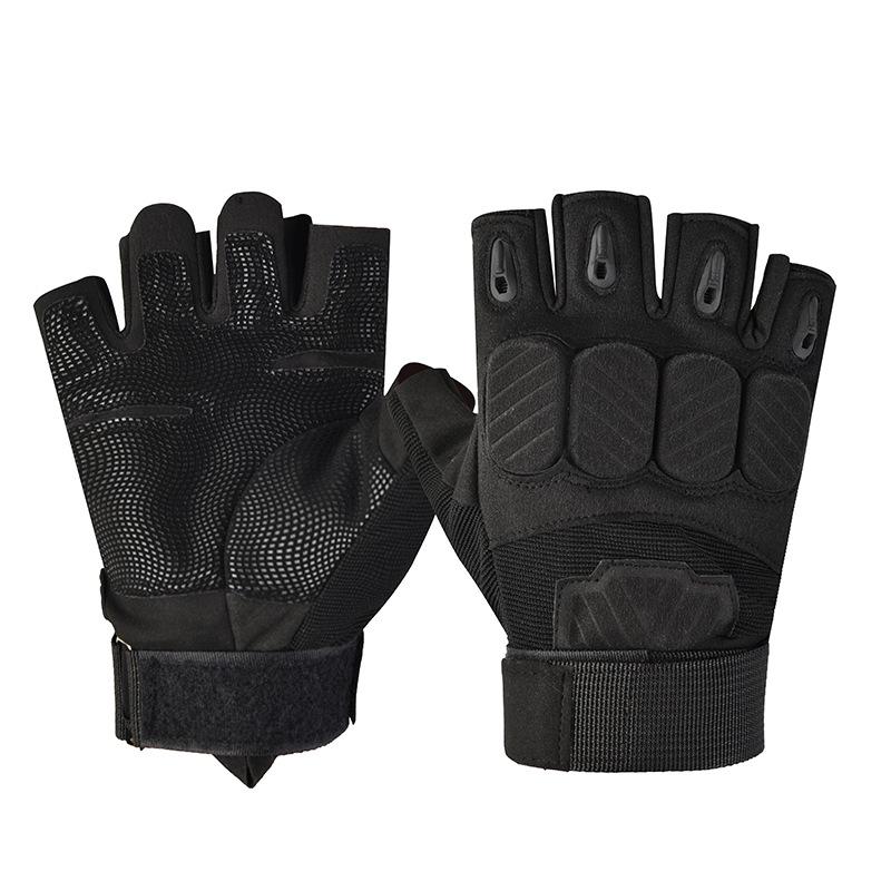 Outdoor gloves half finger non-slip wear-resistant tactical gloves full finger touch screen sports riding protection