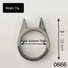 Cat Ear Self-Defense Ring: Multifunctional Jewelry for Window Breaking & Outdoor Protection