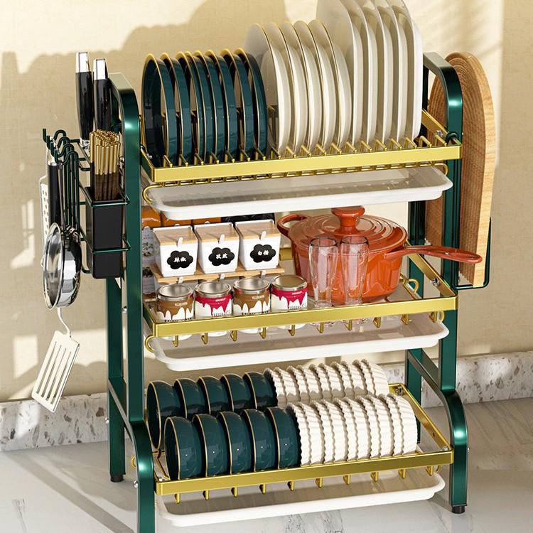 Multifunctional Kitchen Sink Dish Storage Rack