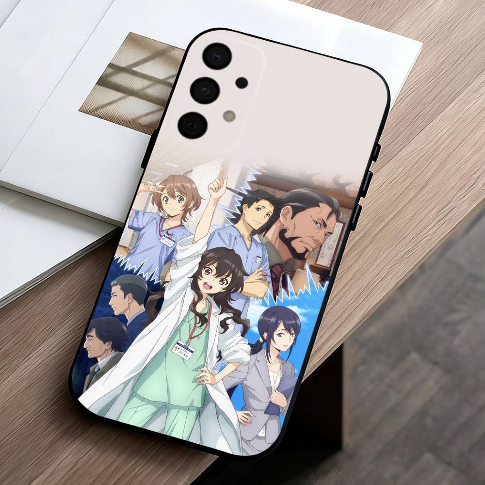 Manga Ameku M.D. Doctor Detective Phone Case For Samsung Galaxy A73,A72,A71,A70,A53,A52,A51,Others Soft Black Shell