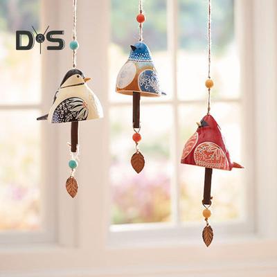 Vogelgesang Glocke Hängende Dekoration Frühling Harz Vogel Windspiel Outdoor Garten Hof Bunte Vogel Ornament Anhänger Weihnachten Geburtstag Geschenk