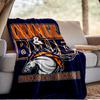 Denver Broncos Blanket Outdoor Flannel Blanket for Camping, Hiking, Garden Parties, Picnic Essentials,gift for Family and Friends