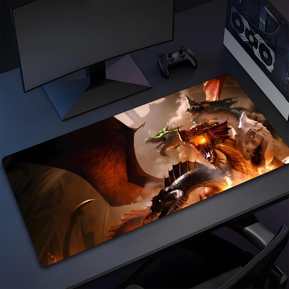 D-Dungeons D-Dragons D-DND Mouse Pad High Quality Natural Rubber Mouse Pad The Most Professional Washable Laptop Mouse Pad