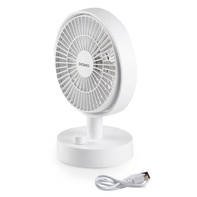 Table Fan - DOMO - Li-ion Batt. 5V - Rechargeable USB - Diameter 15 Cm - 10 Speeds