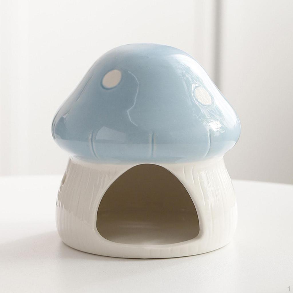 Keramik Hamsterhaus Höhle Cartoon Indoor Meerschweinchen Versteck Versteck Bett für Frettchen Zwerg