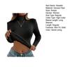 Warm Velvet Lined Womens Turtleneck Sweater Long Sleeve Knitwear Elastic Breathable Base Layer Top Solid Color