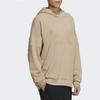 Adidas Originals Trefoil Casual Sports Pullover Hoodie Men Tops Khaki-Brown GT7301
