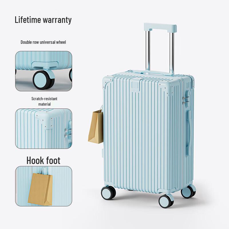 ZuoYou Durable ABS Hard Shell Spinner Luggage 20 inch