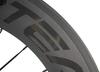 Superteam Carbon Bicycle Wheels, Front 60mm, Rear 88mm, Clincher Road Wheels, 700C (Transparent Black)