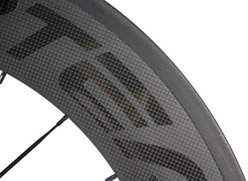 Superteam Carbon Bicycle Wheels, Front 60mm, Rear 88mm, Clincher Road Wheels, 700C (Transparent Black)