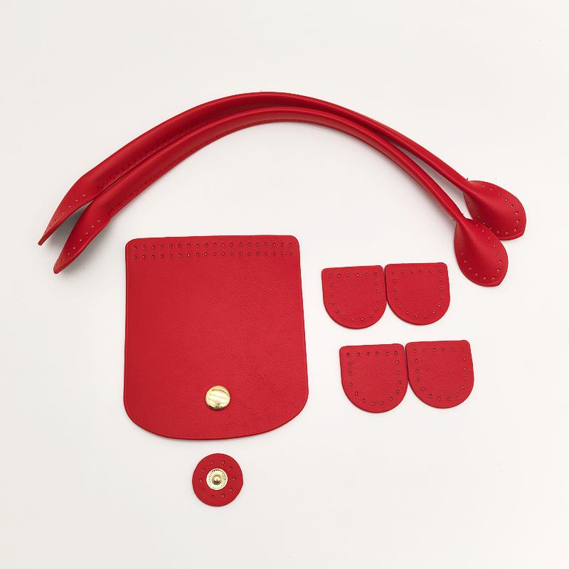 Dragon Xiang Dumpling Leather Crochet Handbag DIY Material Set