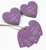 Inkdotpot Silver Foil Paper Hang Tag Happy Retirement Favor Tag 100 Pieces