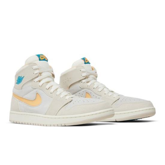 

Air Jordan 1 High Zoom Comfort 2 Light Orewood Citrus Men s DV1307-180 EU 40.5 сірий колір