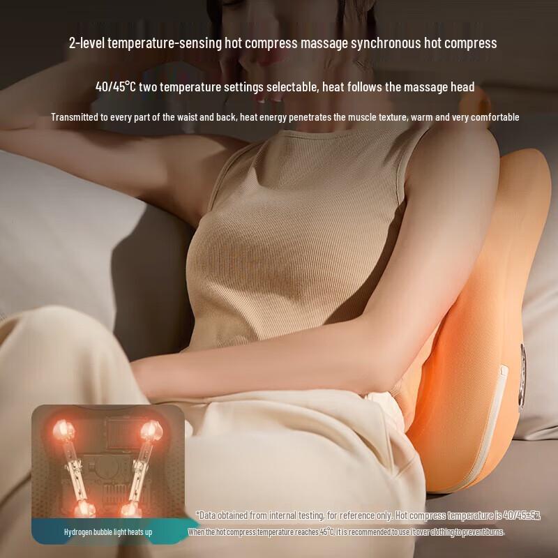 Philips PPM5102B Lumbar & Back Kneading Massager with Heat
