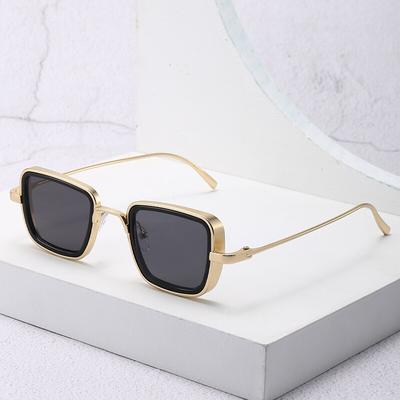 Nové Vintage kovové Steampunk slnečné okuliare Muži Ženy Štvorcové slnečné okuliare Pre mužov Ženy Štýlové retro značky Odtiene Mužské Žena UV400