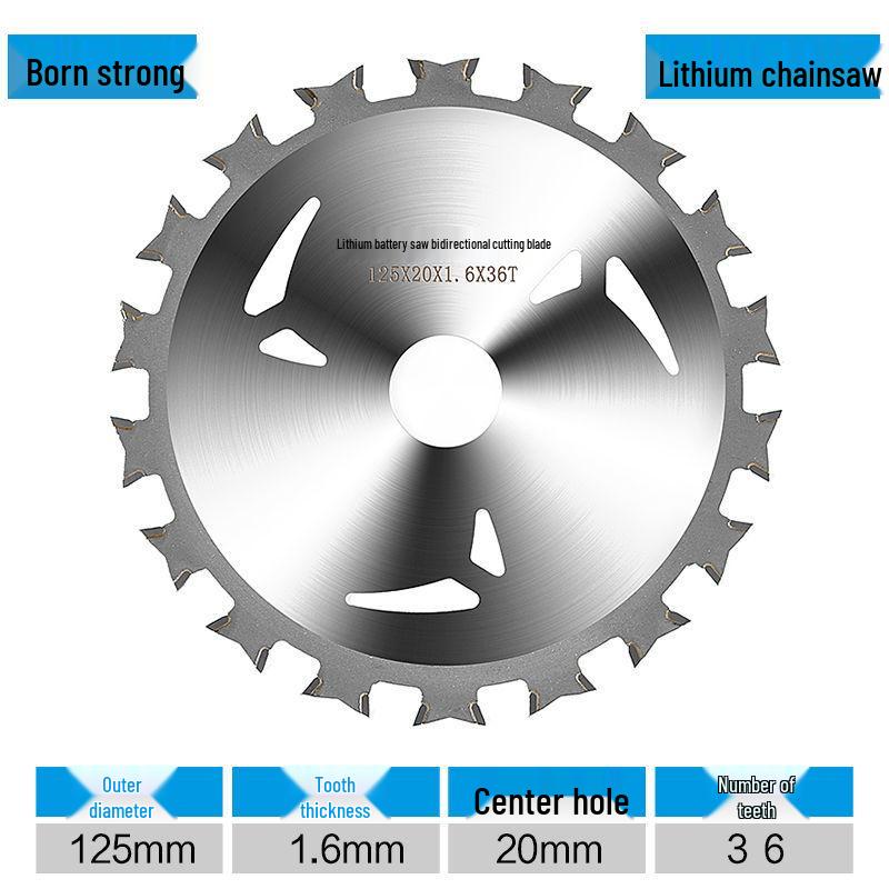 Lithium Electric Woodworking Saw Blades - 4", 5", 5.5", 6.5" Alloy Blades for Wood Cutting.