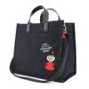 Bolsa Tote Hapitas 2-Way, Média, Moomin, HAP6033 MC2, Meu Preto