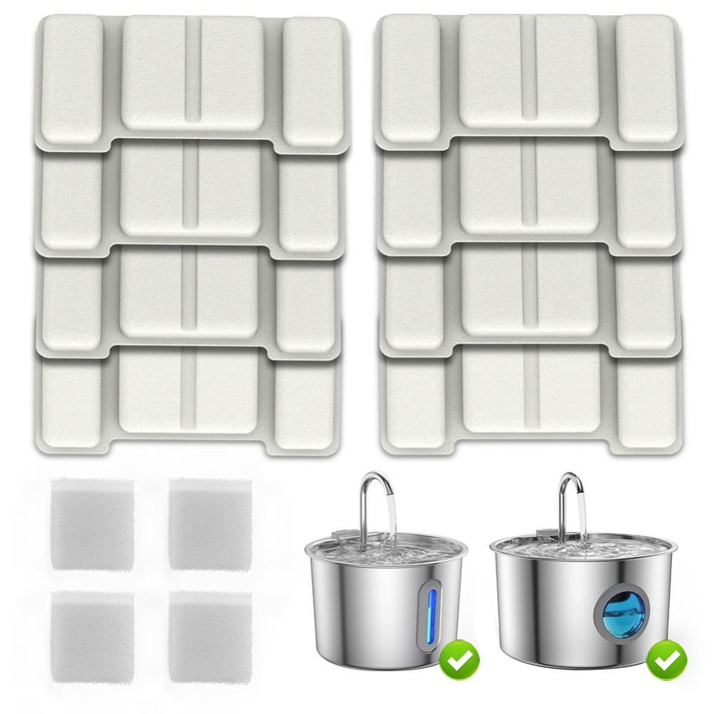 3.2L Pet Filtered Water Fountain Large Capacity Pet Water Fountain Filter  For Cat Dog