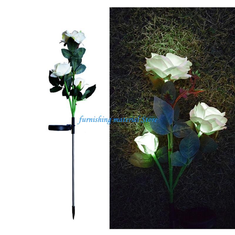 Y5GD Solar Outdoor Garden Lights 1 PC Waterproof LED Flower Stake Lights Solar Lights