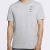 Nike Dri-Fit Swoosh Logo Crew Neck T-Shirt Men Tops Grey CT6465-063