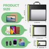 3PCS Signal Blocker Faraday Bag RFID Faraday Pouch with Reflective Strip Anti-Tracking Signal Blocker Faraday Bag for Keys Phone