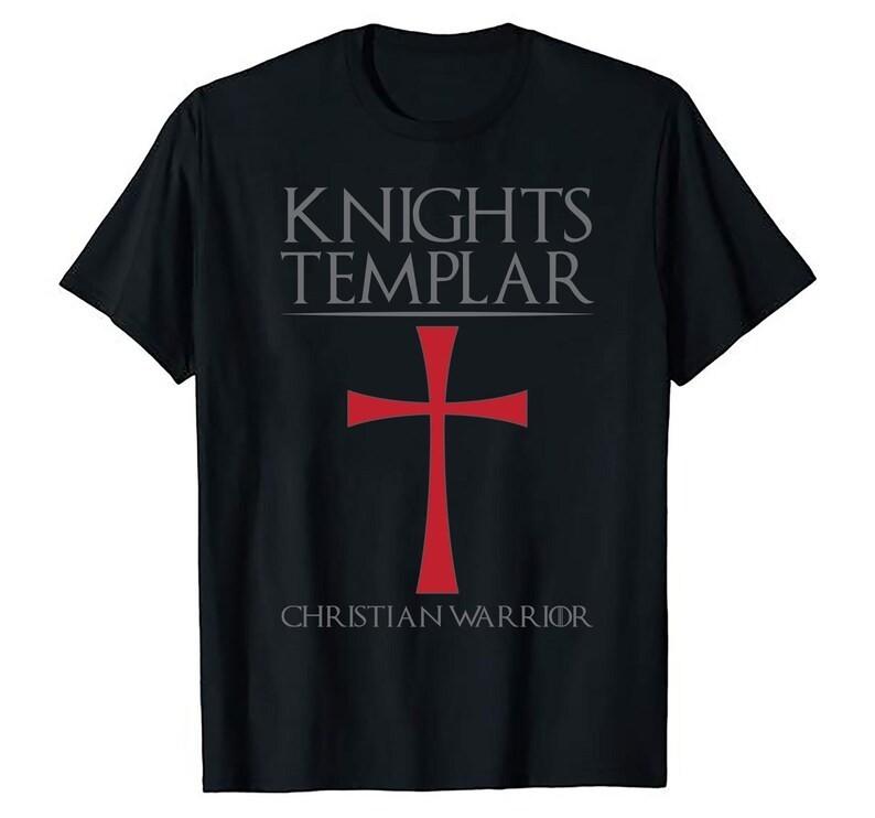 Dark Fantasy Knight T-Shirt, Stippled Art, Goth Punk Streetwear shirt S