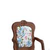 Dollhouse Chair Model 1:12 Scale Simulation Armchair Vintage Design for DIY Crafts Bedroom Layouts