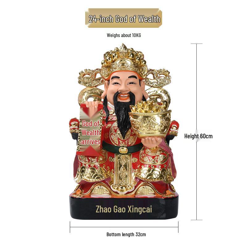 Fan Li God of Wealth Figurine – New Year Office & Home Decor